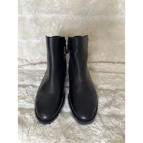 Cole Haan 6 B River Leather Chelsea Boot Waterproof Black Supple Leather - Picture 3 of 5